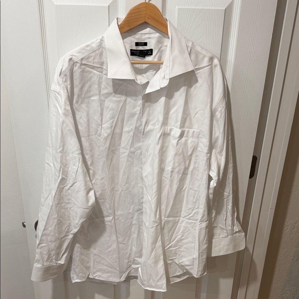 Pronto Uomo Classic White Dress Shirt